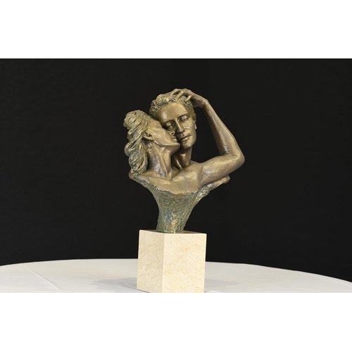 223 - Spanish Sculpture Embracing Couple