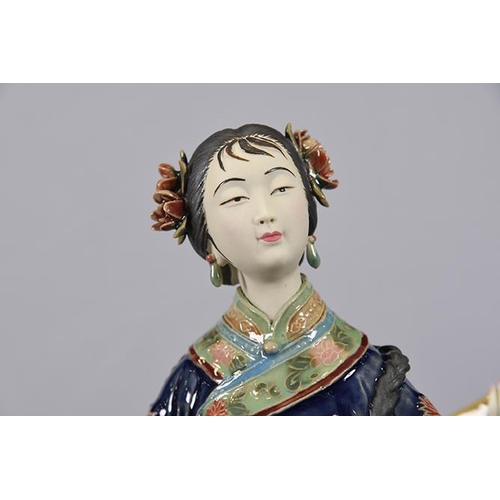 226 - Shiwan Porcelain Art Lady