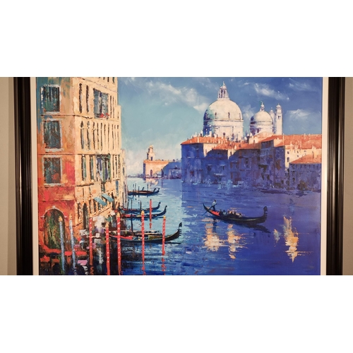 52 - Superb Large Original Oil Painting of Venice by Tony Rome