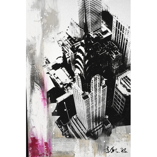 64 - New York Skyline Mixed Media