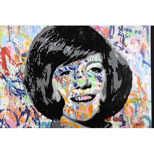 78 - Original Painting on Canvas of Cilla Black