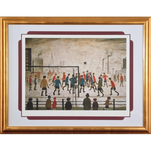 87 - L.S. Lowry “The Football Match” Limited Edition. One of only 76 Published.