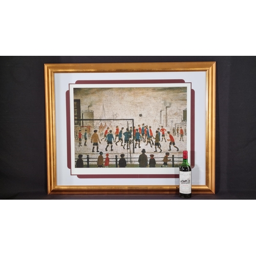 87 - L.S. Lowry “The Football Match” Limited Edition. One of only 76 Published.