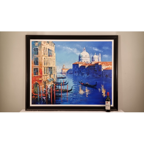 11 - Superb Large Original Oil Painting of Venice by Tony Rome