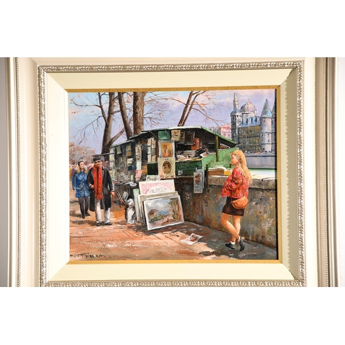 34 - Very fine original oil painting by Elio Ferrara