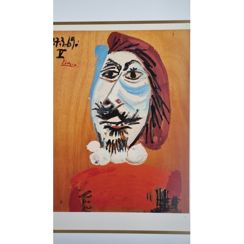 38 - Pablo Picasso “Mans Head; Tete D’Homme, 1969” Rare Limited Edition