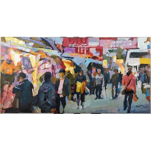 65 - Original Oil on Canvas by Artist Luk Kwok Yuen