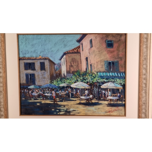 134 - Original Framed Pastel Painting by Perot