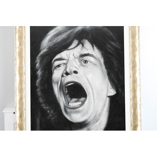 23 - Anthony Orme Original Painting of Mick Jagger