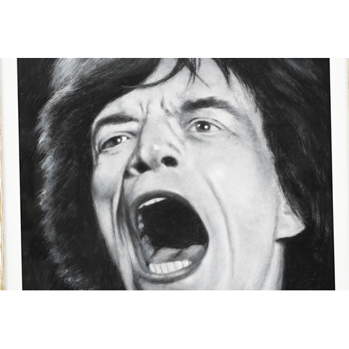 23 - Anthony Orme Original Painting of Mick Jagger