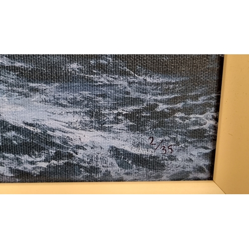 45 - Steven Dews Very Rare Limited Edition on Canvas (probably the finest marine painter in the World)