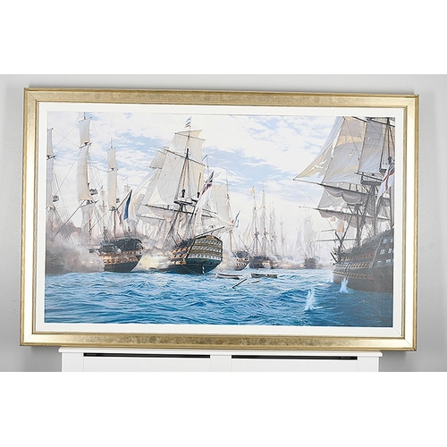 58 - Very Large Limited Edition on Canvas by World Renowned Marine Artist Steven Dews 