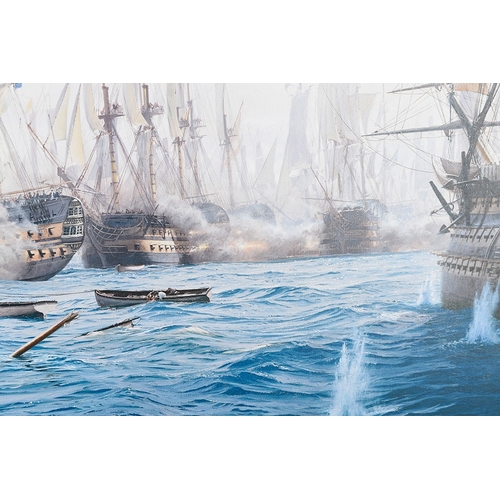 58 - Very Large Limited Edition on Canvas by World Renowned Marine Artist Steven Dews 