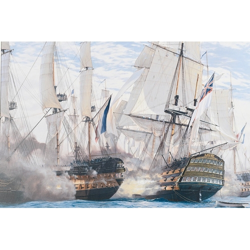 58 - Very Large Limited Edition on Canvas by World Renowned Marine Artist Steven Dews 