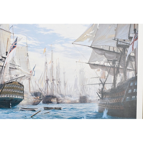 58 - Very Large Limited Edition on Canvas by World Renowned Marine Artist Steven Dews 