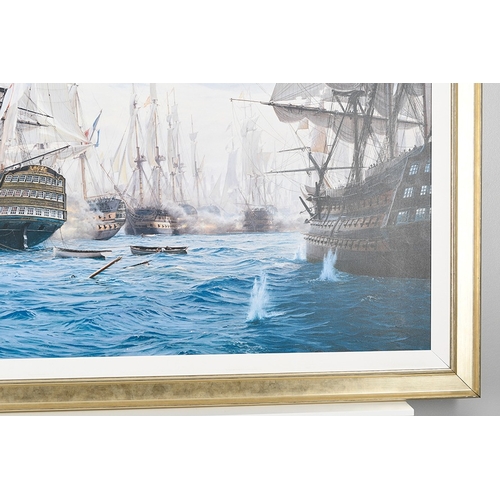 58 - Very Large Limited Edition on Canvas by World Renowned Marine Artist Steven Dews 