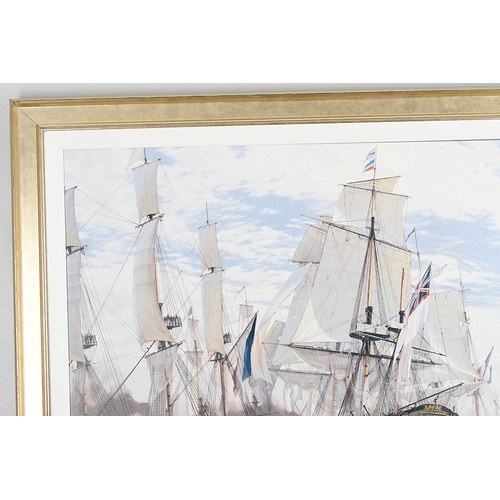 58 - Very Large Limited Edition on Canvas by World Renowned Marine Artist Steven Dews 