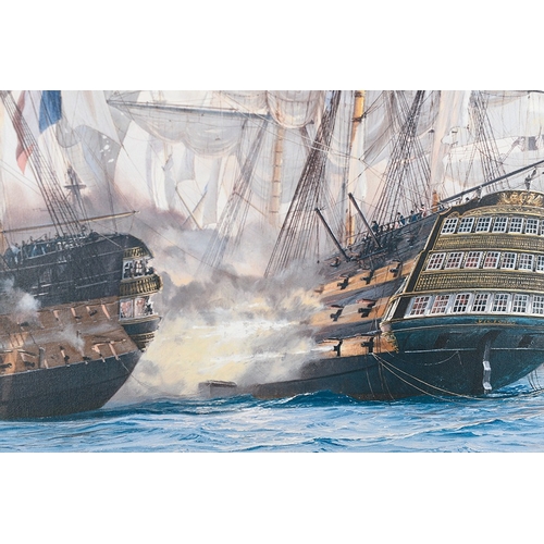 58 - Very Large Limited Edition on Canvas by World Renowned Marine Artist Steven Dews 