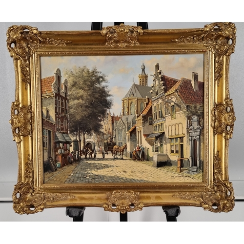 81 - Fine Original Oil on Canvas by Dutch artist P.C. Steenhouwer (1896-1972)