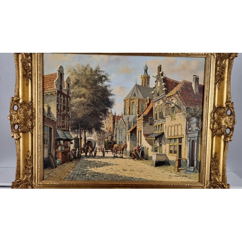 81 - Fine Original Oil on Canvas by Dutch artist P.C. Steenhouwer (1896-1972)