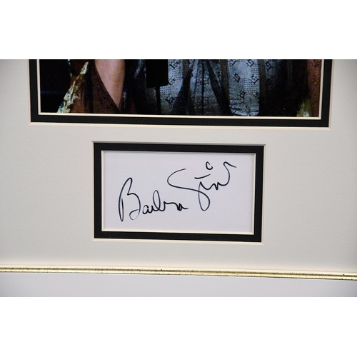 1 - Framed Barbra Streisand Signature