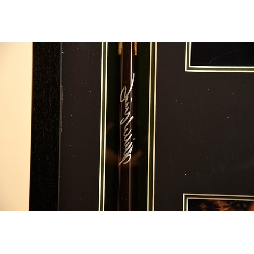 10 - Framed Cue Signed by Jimmy White