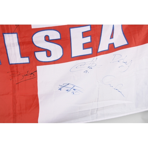 112 - CHELSEA STARS & SIGNED FLAG Original Signature