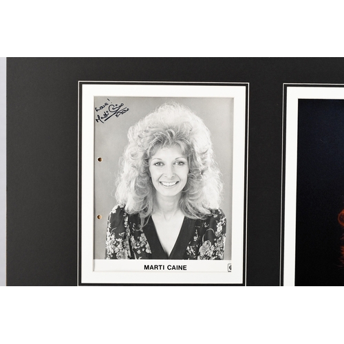 116 - Marti Caine Signed Photo Presentation