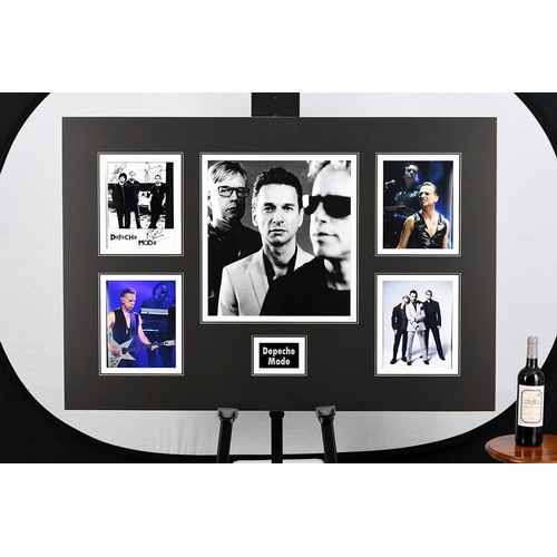 12 - Depeche Mode Presentation with Original Band Members Signatures