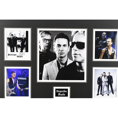 12 - Depeche Mode Presentation with Original Band Members Signatures