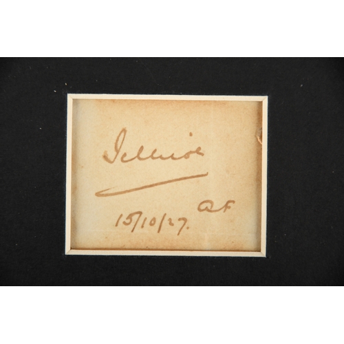 128 - Admiral John Jellicoe (1859 - 1935)  Original Signature dated 1927.