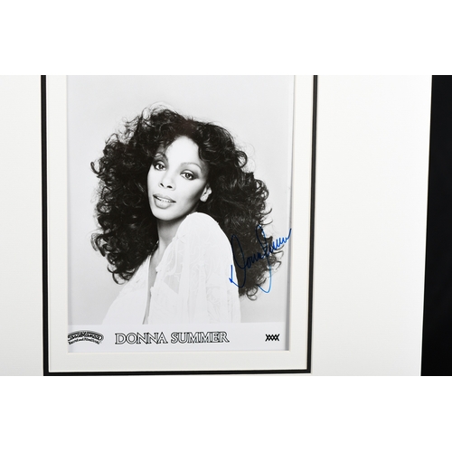 129 - Donna Summer Unique Signed Photo Presentation