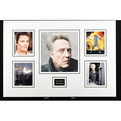 133 - Christopher Walken Unique Signed Photo Presentation