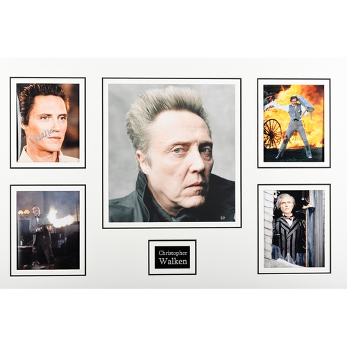 133 - Christopher Walken Unique Signed Photo Presentation