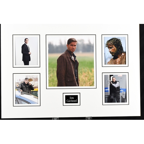 140 - Jim Gaviezel Unique Signed Photo Presentation