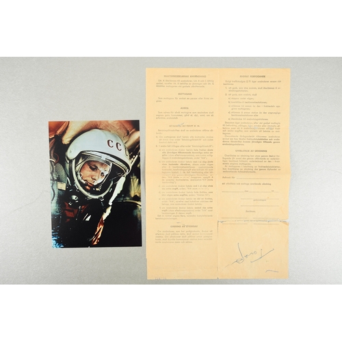 2 - Yuri Gagarin Original Signature