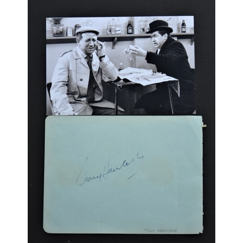 24 - TONY HANCOCK & SID JAMES Original signatures