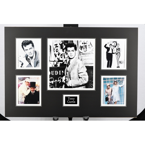 33 - Tony Curtis Signed Photo Presentation