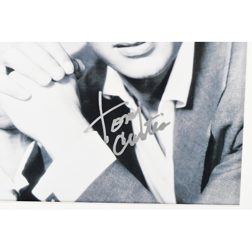 33 - Tony Curtis Signed Photo Presentation