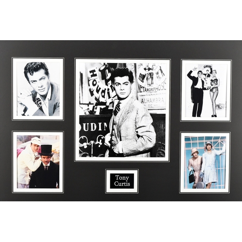 33 - Tony Curtis Signed Photo Presentation