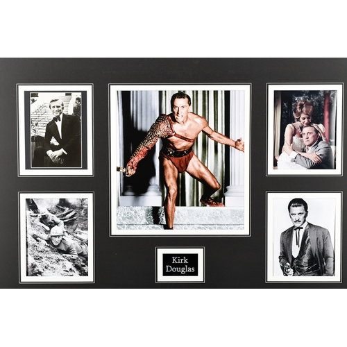 36 - Kirk Douglas Signed Photo Presentation