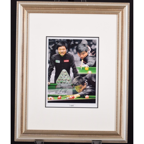 38 - DING JUNHUI original signed presentation