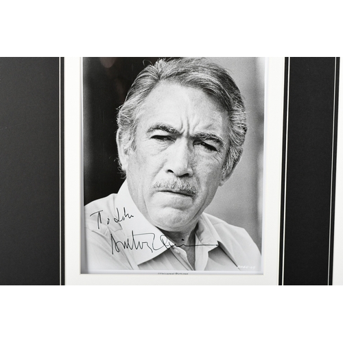 40 - Anthony Quinn Signed Photo Presentation