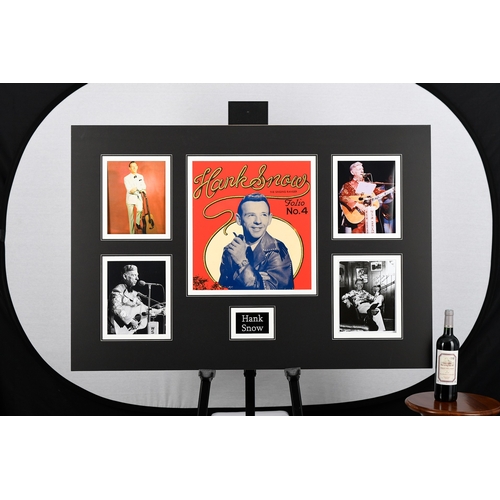 41 - Hank Snow Signed Photo Presentation