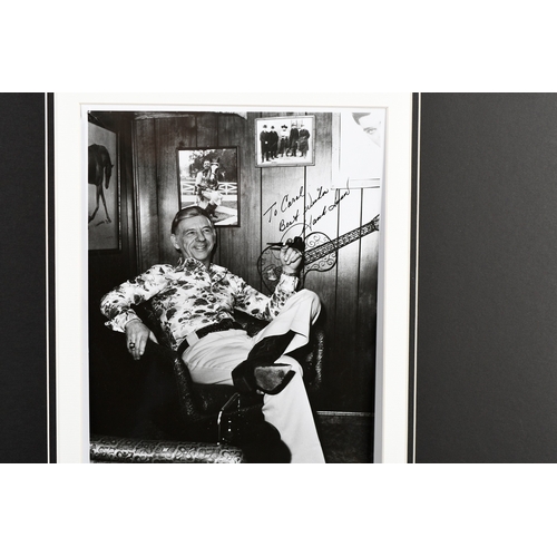 41 - Hank Snow Signed Photo Presentation