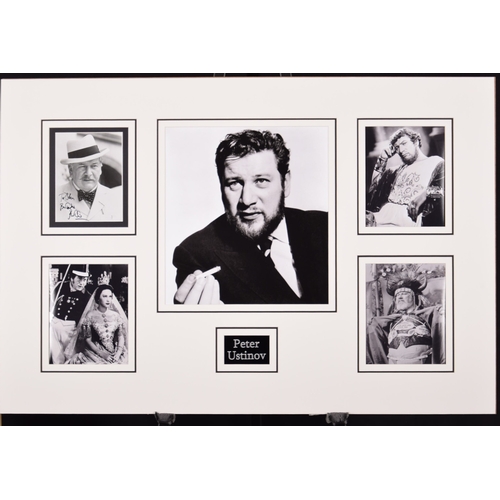 46 - PETER USTINOV original signed presentation