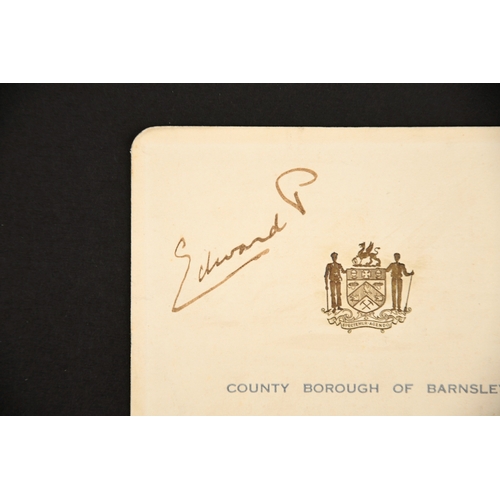 6 - Edward, Prince of Wales  (1894 - 1972) Original Signature on 