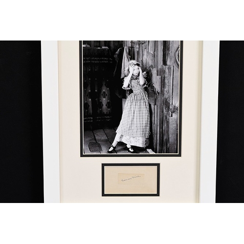 69 - Lillian Gish Framed Signature