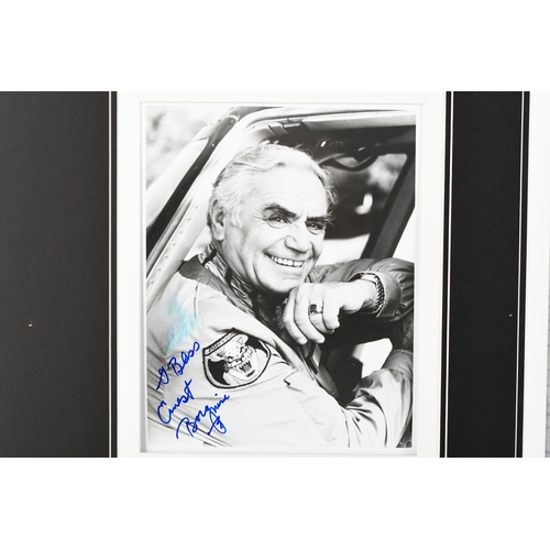 81 - Ernest Borgnine Unique Signed Photo Presentation