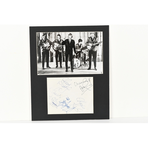 84 - HERMAN'S HERMITS Original signatures